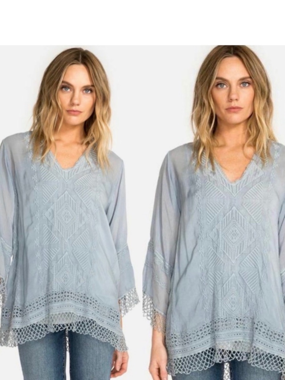 JOHNNY WAS LARGE BLOUSE
